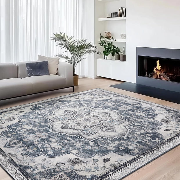 Vloerkleed - Wasbaar en Antislip - Duifgrijs - 120 x 170 cm