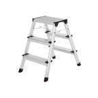 Ladder – TÜV Rheinland goedgekeurd – Aluminium – Zilver