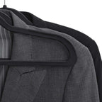 Kleerhangers – Antislip en ruimtebesparend – Set van 30 – Zwart