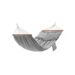 Hangmat - 210 x 150 cm - Met Houten Spreidstok - Met Kussens - Grijs