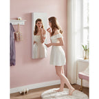 Hangende sieradenkast – Met led verlichting – Zwart en grijs