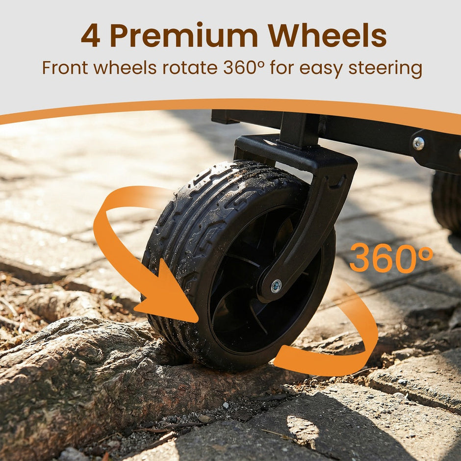Foldable Festival and Camping Trolley - Steel