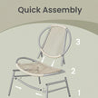 3-Piece Patio Bistro Furniture Set - PE and Steel