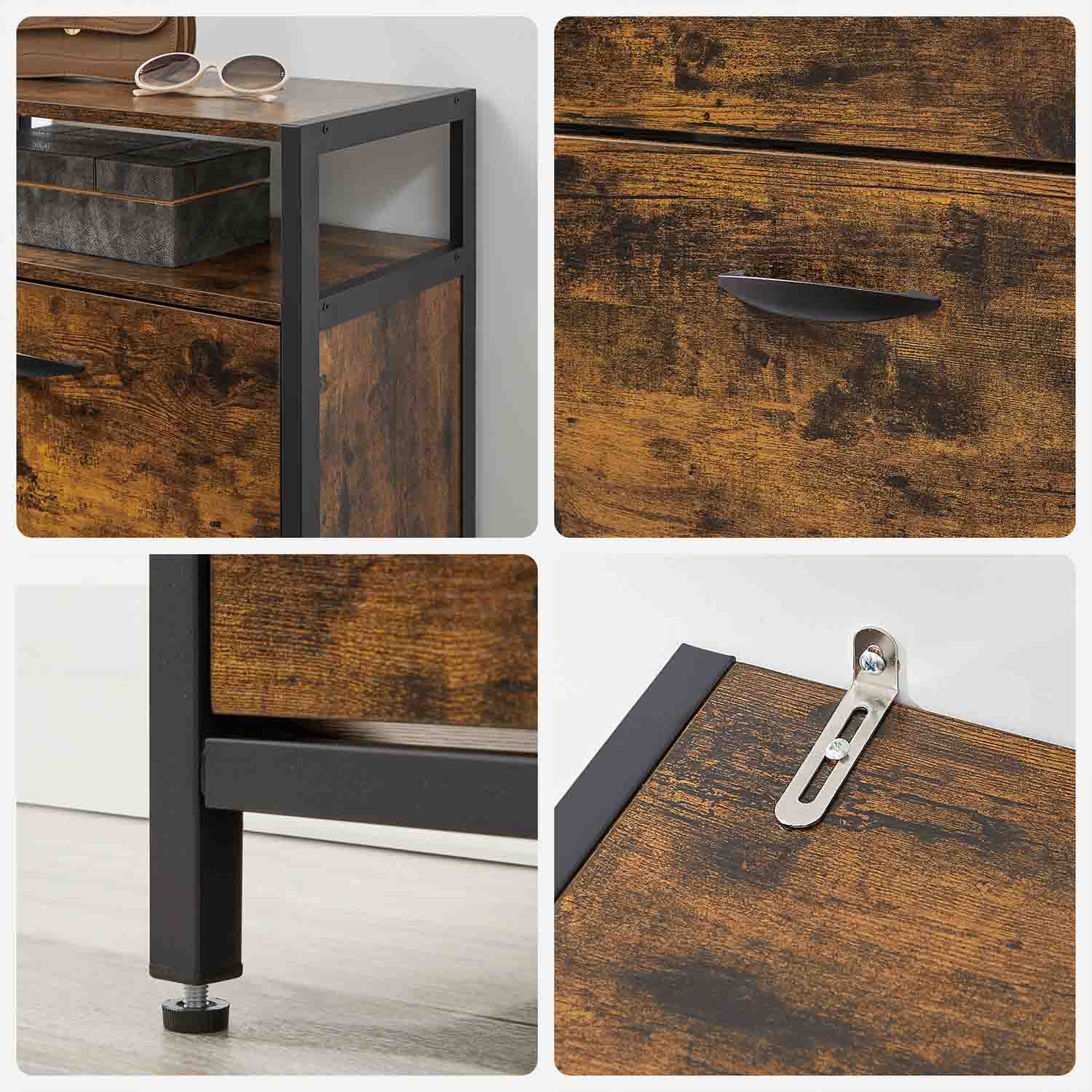 Schoenenkast – 2 kleppen – Wit