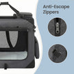 Collapsible Dog Crate - Metal Frame and PVC Coating