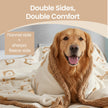 Waterproof Dog Blanket - Sherpa Fabric and TPU Film