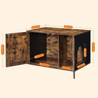 Kattenbakmeubel – Privacy voor je kat – Vintage bruin / Zwart