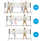 Badmintonnet – zwart & geel