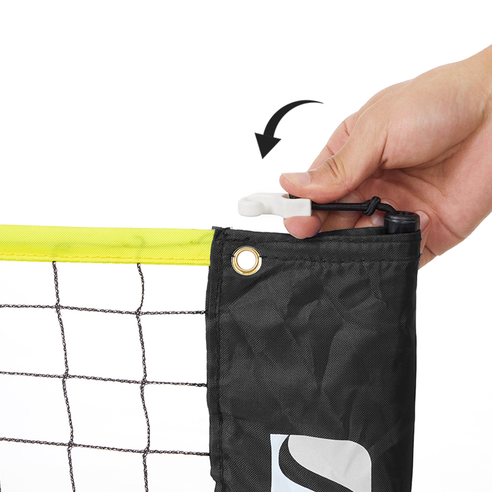 Badmintonnet – zwart & geel