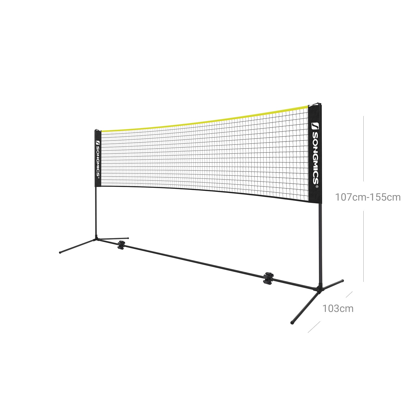 Badmintonnet – zwart & geel