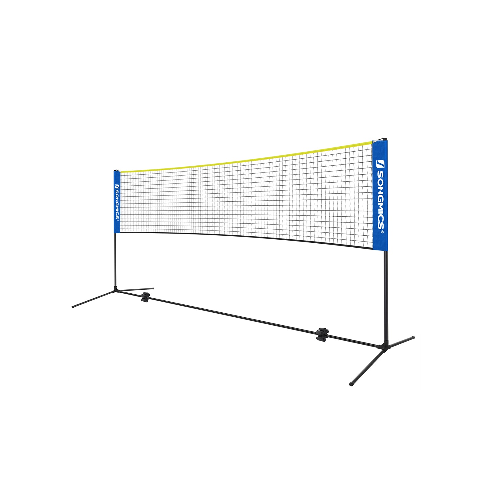 Badmintonnet – 5 m – blauw & geel