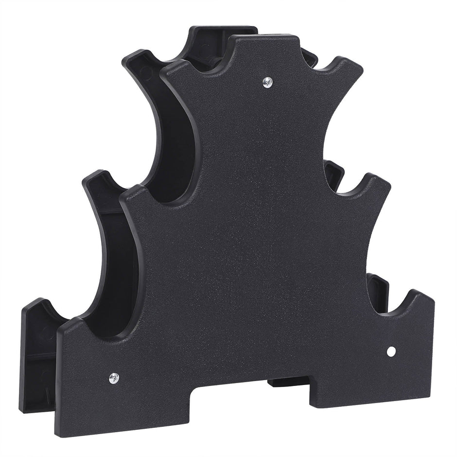 Halterset – Dumbbells met houder – Set van 6 – Geel, Oranje, Paars