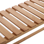 Badkamerplank - Bamboe bijzetkast met 2 planken - Handdoekenrek