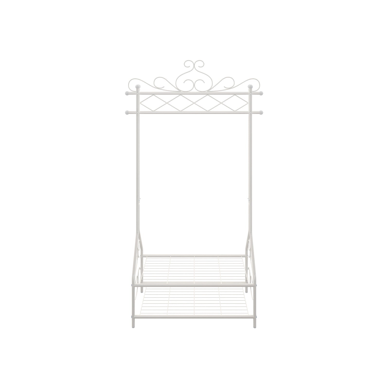 Kledingrek 92 x 173 x 41 cm – Vintage design – Met legplanken – Tot 25 kg draagvermogen