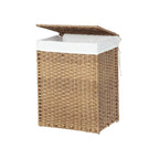 Wasmand – polyrotan – 90 L – bruin