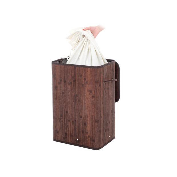 Wasmand met deksel – 72 L – Uitneembare binnenzak – Ruimtebesparend opvouwbaar