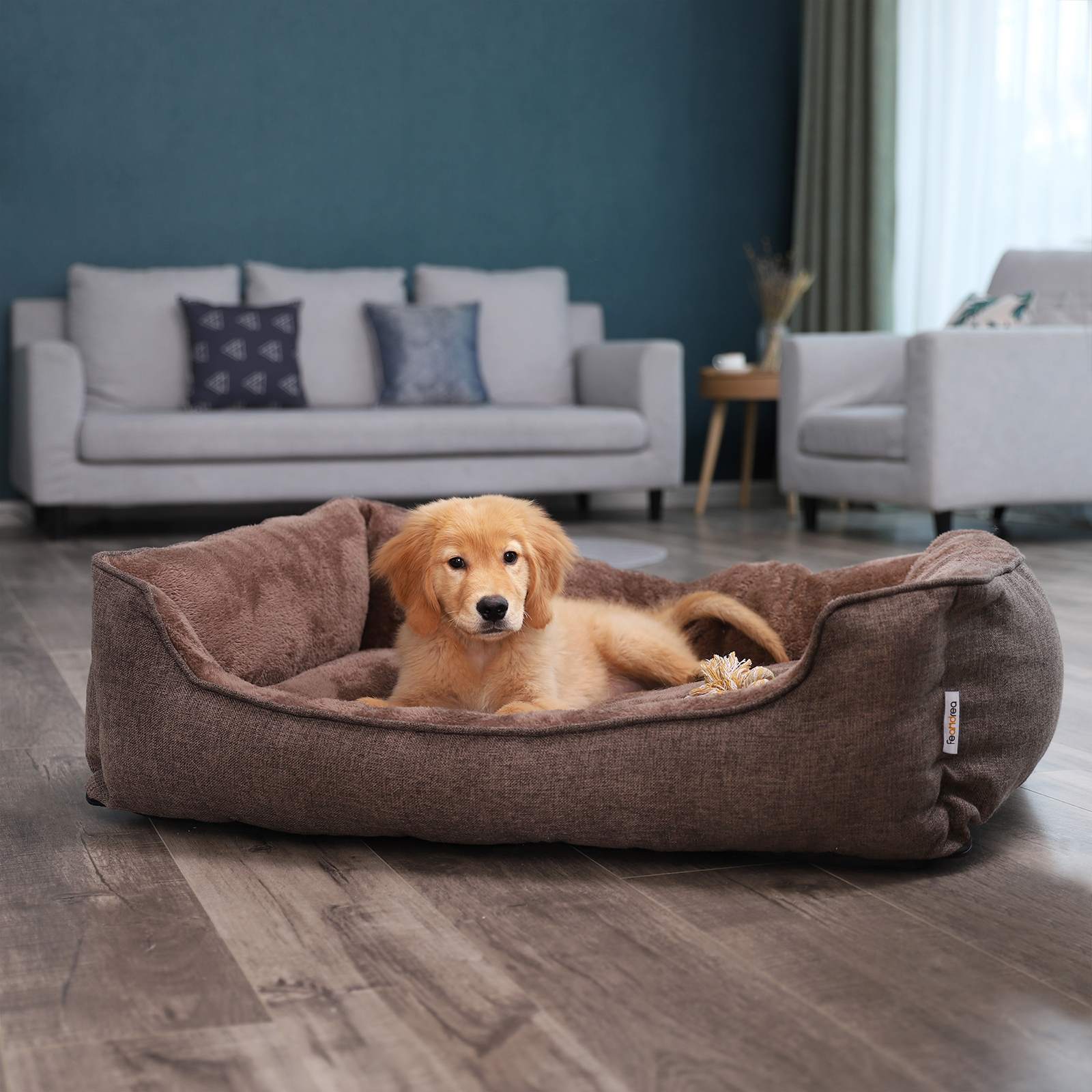Hondenmand – wasbaar – 110 cm – bruin