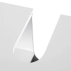 Wastafelonderkast – met lamellendeuren – 2 vakken – wit