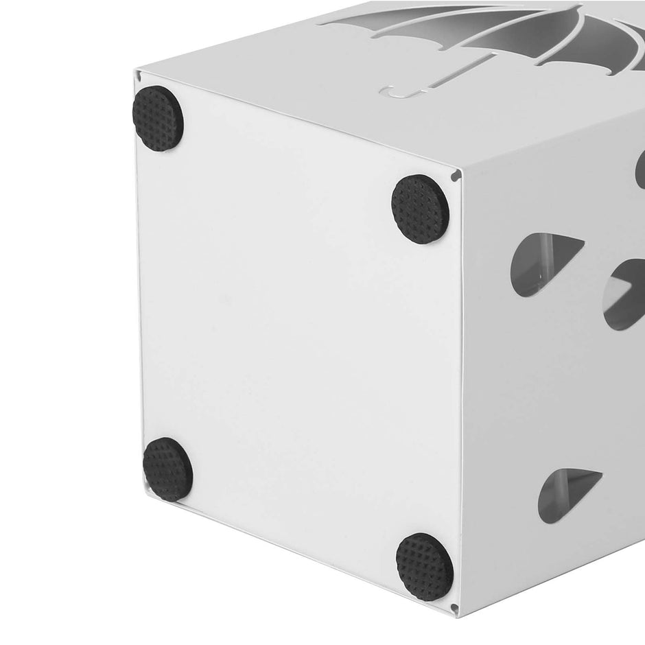 Paraplubak – Metalen houder – Elegant design – Wit