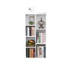 Boekenkast - Staande kast - Opbergkast met 7 open vakken - Wit