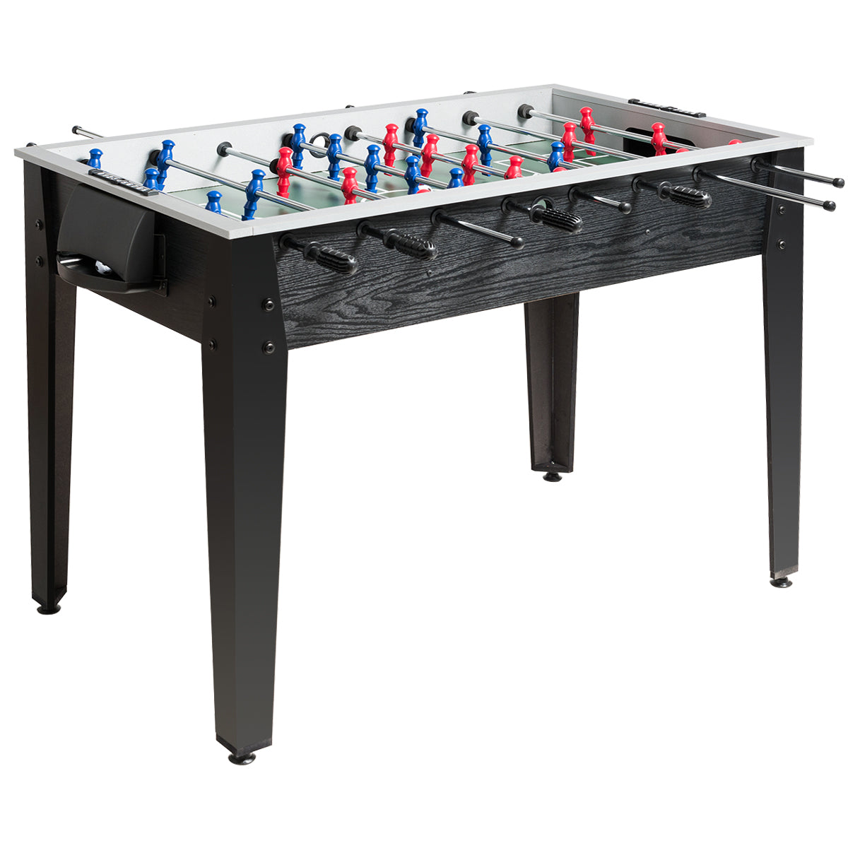 Bordfotboll – i tävlingsstorlek Fotbollsbord för vuxna och barn – 122 x 61 x 79 cm – Svart