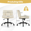 Schneidersitz – Stol med hjul och bred sits ytor – Beige