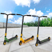 Stunt – Scooter med styrning och PU hjul aluminiumplatta – 360 – Svart
