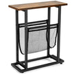 Industriellt – sidobord vånings smalt soffbord + – 2 48 x 18 x 54,5 cm – Brun