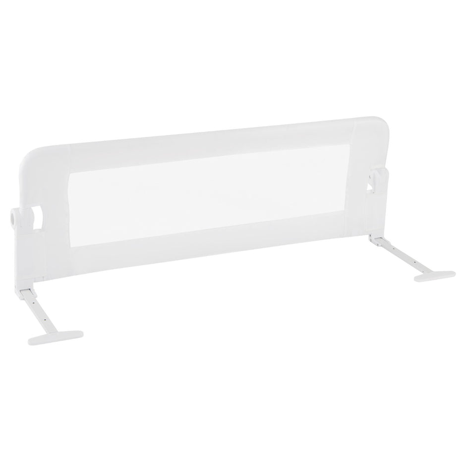 Hopfällbar – sängstång med justerbara remmar Sängskydd – 121 x 40,5 x 42 cm – Vit