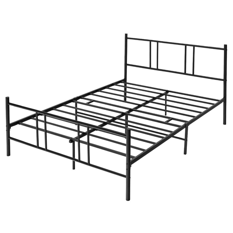 Metall – Sängstomme Modern Plattform – 200 x 140 cm – Svart
