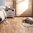 stycken – skyddsmatta gjord av Eva med träfibrer pusselmatta för golvskydd – 12 61 x 61 cm – Natur