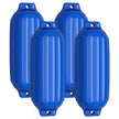 Set – med st båtskärmar, långa fendrar, kulskärmar, båtstamskydd, dockningsskärmar, – 4 , 68,5 x 21,5 cm – Blå