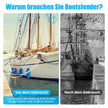 Set – med st båtskärmar, långa fendrar, kulskärmar, båtstamskydd, dockningsskärmar, – 4 , 68,5 x 21,5 cm – Blå
