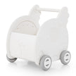 Baby – gåvagn hjälpmedel skjutleksak hjuls barnvagn i elefantform – 4 – Vit