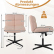 Schneidersitz – Stol utan armstöd med bred sits – Rosa