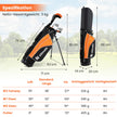 Barn – Komplett Golfklubbsset Högerhänt Golfset för år – 11-13 – Orange