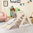 Klätterleksak – för småbarn Triangulär i klätterställning med ramp – 4 1 62,5 x 64 x 57,5 cm – Trä