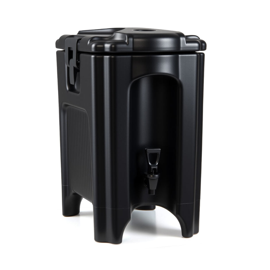 Dryckesdispenser – Med Hane Varm och Höggbar Isolerande Kanna – 16,5 L – Svart