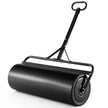 Gräsmatta – rulle Metall med handtag fylld vatten/sand – 113 L Ø 40 cm – Svart