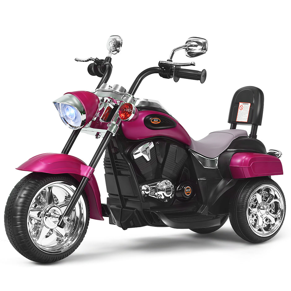 V – elmotorcykel batteridriven med musik – 6 91 x 48 x 64 cm – Rosa