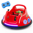 12V – Kids Bumper Car graders rotation med musik och ljus fjärrkontroll – 360 – Röd