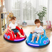12V – Kids Bumper Car graders rotation med musik och ljus fjärrkontroll – 360 – Röd