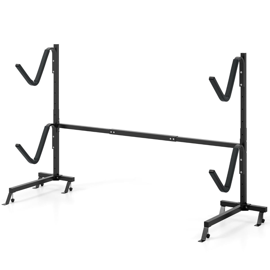Kajakfäste – Kajakförvaringshylla Kajakställ för kajaker SUP kanoter bärförmåga – 80 kg – Svart