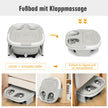 Fotbad – Massager bubbelpool med justerbar värmetemperatur – 42 x 40 x 24 cm – Grå