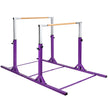 Gymnastikstänger – horisontell stång med justerbar bredd – 250 x 132 x 140 cm – Violett