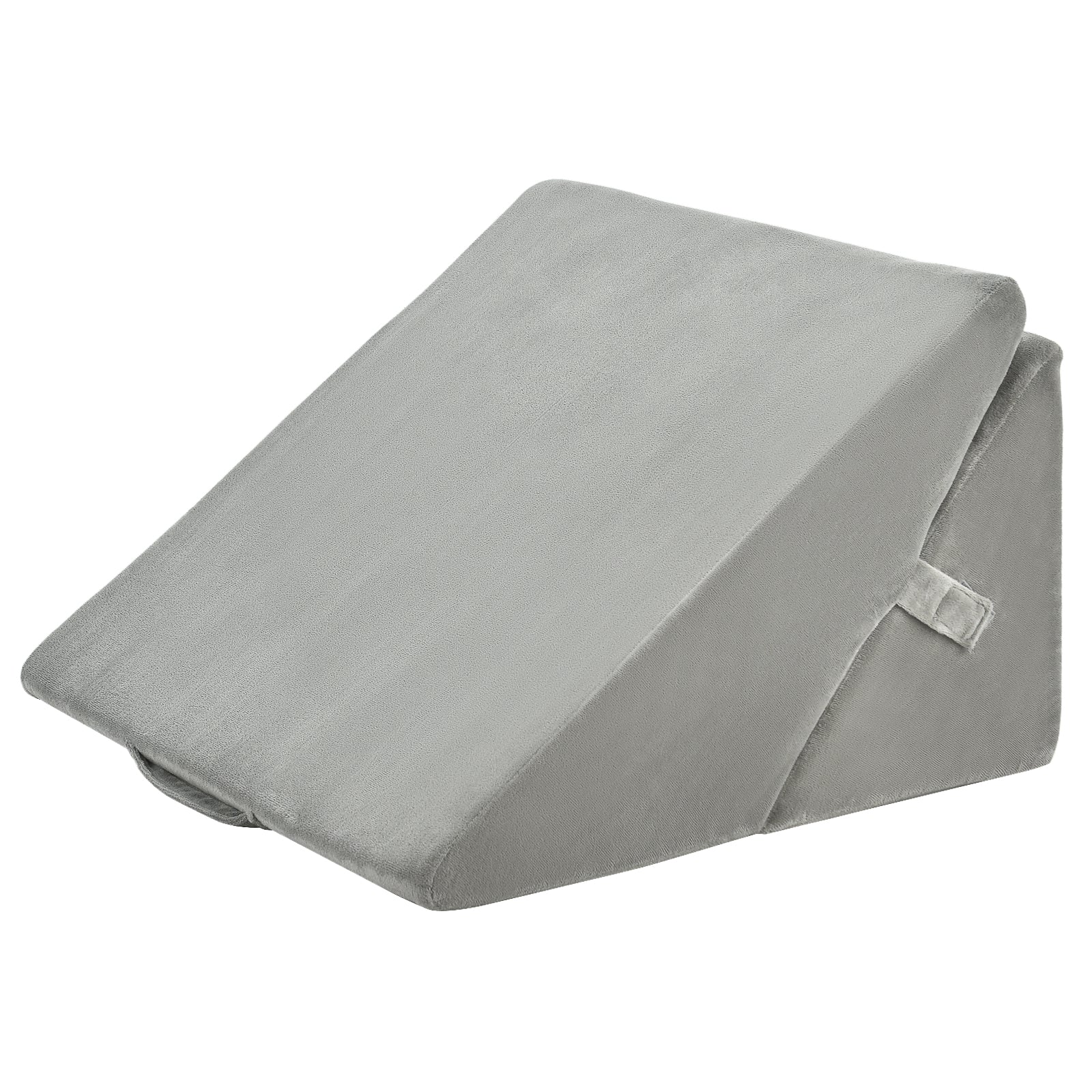 Sängkilkudde – Justerbar Memory Foam Lutningskudde – 58 x 50,5 x 36 cm – Grå
