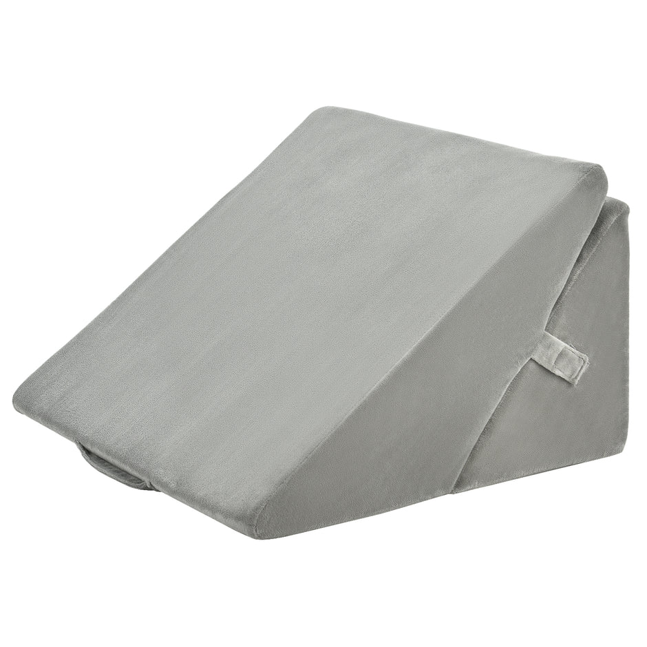 Sängkilkudde – Justerbar Memory Foam Lutningskudde – 58 x 50,5 x 36 cm – Grå