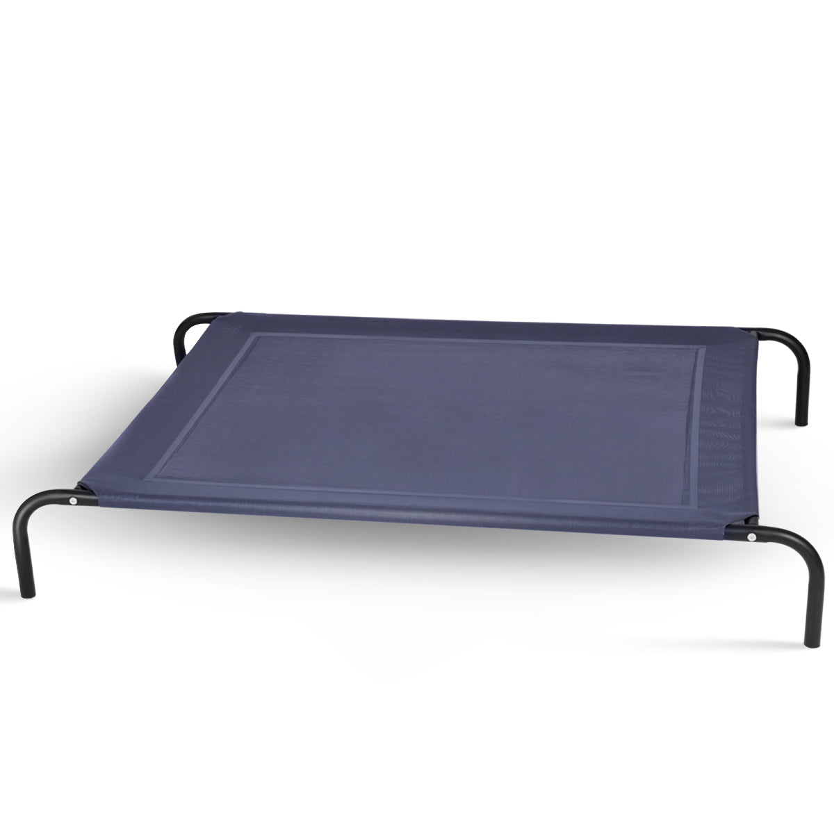 Hundsäng – Utomhus Djursäng – 130 x 90 x 20 cm – Grå