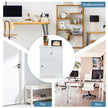 Set – med furu sängbord låda och dörr vånings accent sidobord – 2 2 – Vit