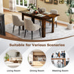 Utvidgningsbart – matbord för personer upp till Köksbord Matsalsbord Lantstilsbord Rustikbrunt – 4-6 110 kg – Rustik brun